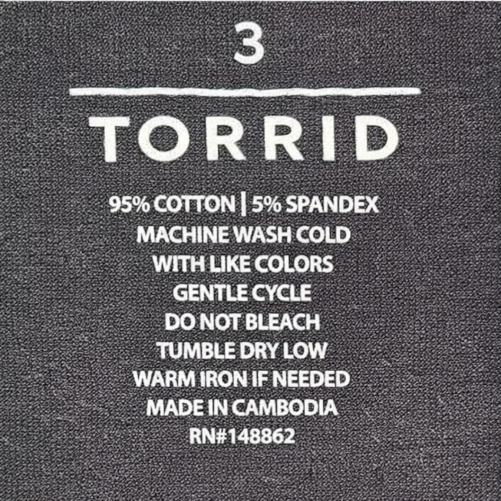 Torrid 3X Black Floral Skull Premium Stretch 4-Way Recovery Leggings NWOT - Picture 5 of 8